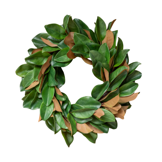 Classic Magnolia Leaf Wreath