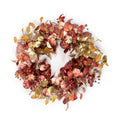 Pink & Gold Ombre Leaf Wreath